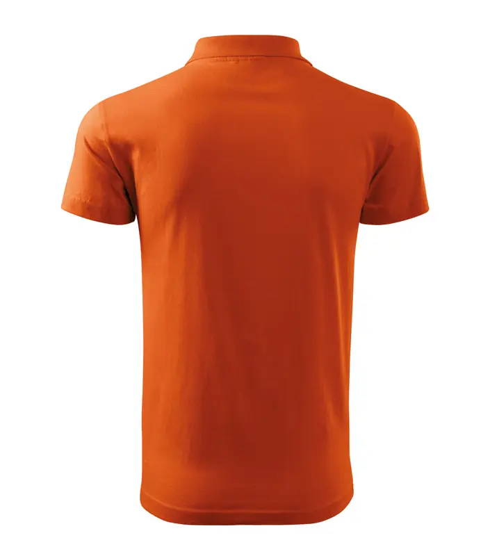 Férfi galléros póló, narancs, 180 g/m² – kép 2