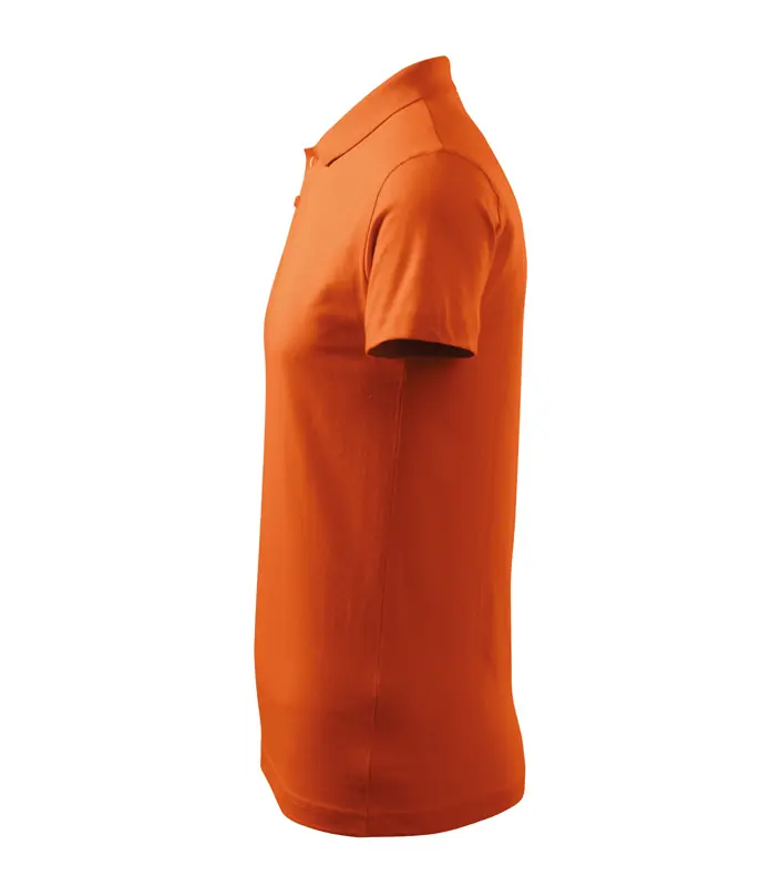 Férfi galléros póló, narancs, 180 g/m² – kép 5