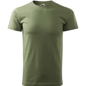 Férfi környakas póló, khaki, 160 g/m²