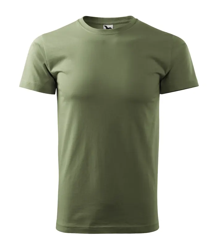 Férfi környakas póló, khaki, 160 g/m²