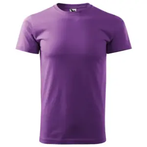 Férfi környakas póló, lila, 160 g/m²