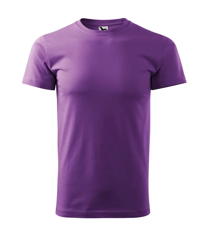 Férfi környakas póló, lila, 160 g/m²