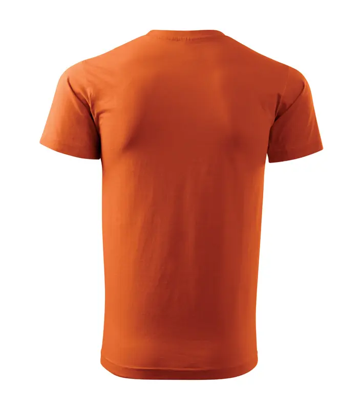 Férfi környakas póló, narancs, 160 g/m² – kép 2