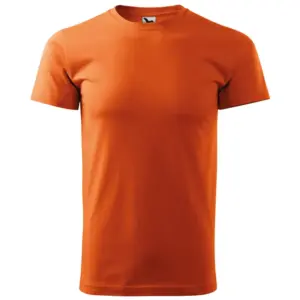 Férfi környakas póló, narancs, 160 g/m²