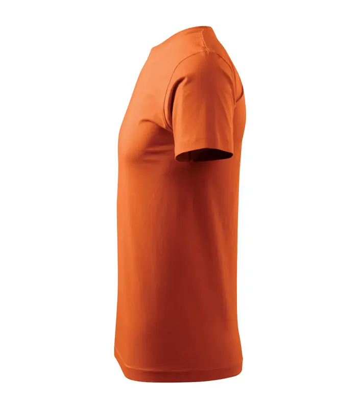 Férfi környakas póló, narancs, 160 g/m² – kép 5
