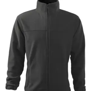 Férfi polár pulóver, acélszürke, 280 g/m²