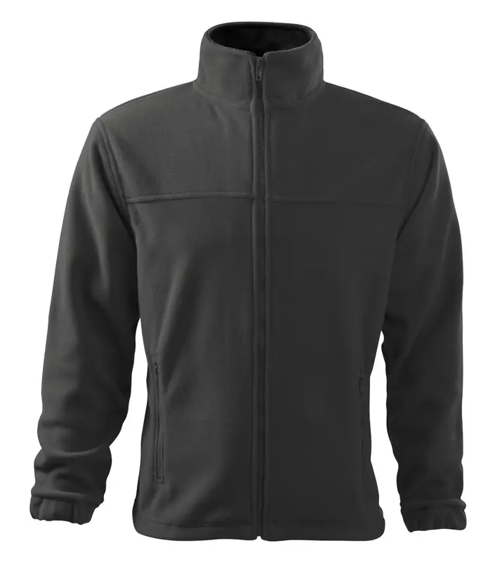 Férfi polár pulóver, acélszürke, 280 g/m²