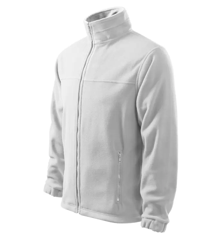 Férfi polár pulóver, fehér, 280 g/m² – kép 3