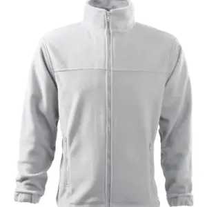 Férfi polár pulóver, fehér, 280 g/m²