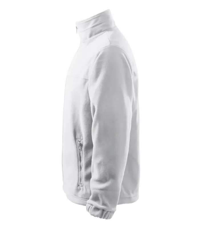 Férfi polár pulóver, fehér, 280 g/m² – kép 5