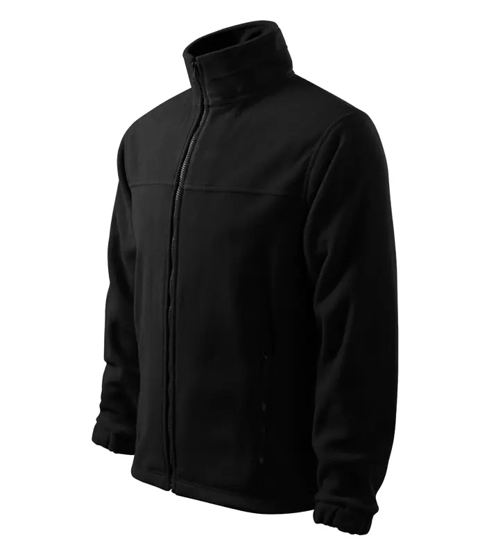 Férfi polár pulóver, fekete, 280 g/m² – kép 3