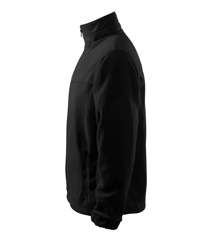 Férfi polár pulóver, fekete, 280 g/m² – kép 5