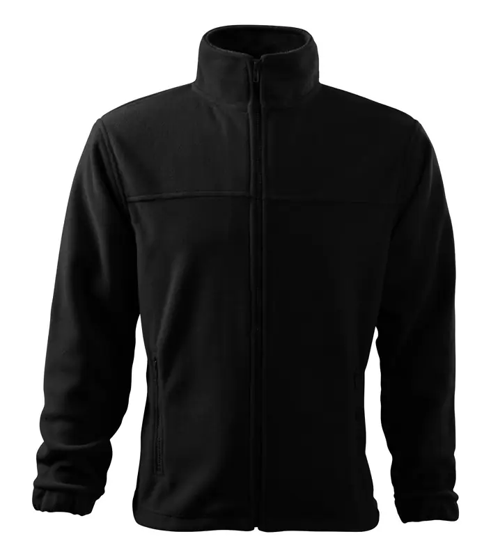 Férfi polár pulóver, fekete, 280 g/m²