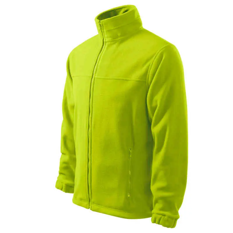 Férfi polár pulóver, lime, 280 g/m² – kép 3