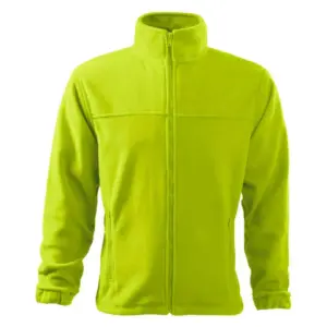 Férfi polár pulóver, lime, 280 g/m²