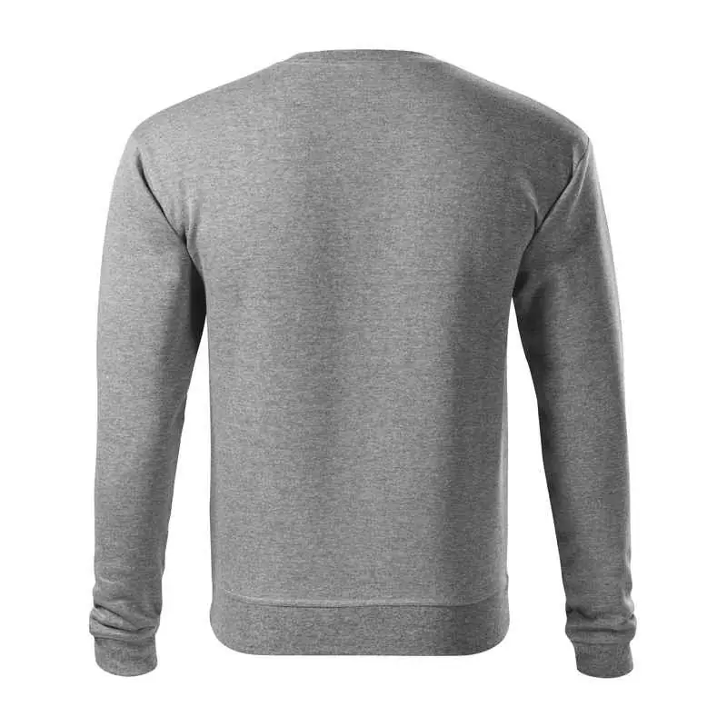 Férfi pulóver, sötétszürke melírozott, 300 g/m² – kép 2