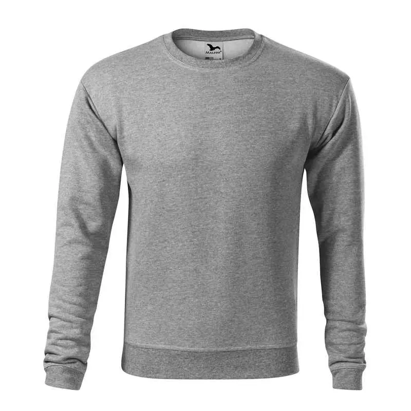 Férfi pulóver, sötétszürke melírozott, 300 g/m²