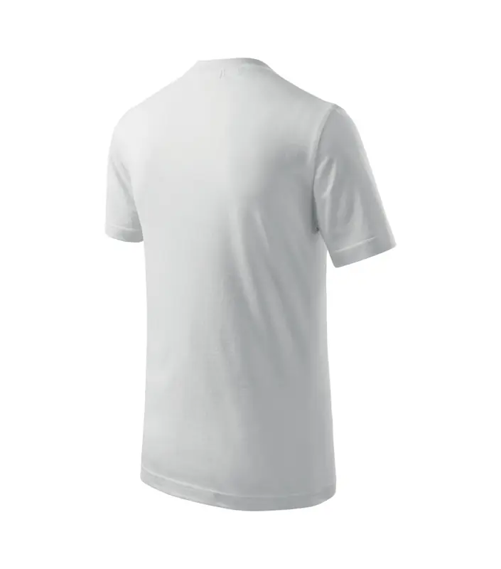 Gyerek póló, fehér, 160g/m² – kép 4