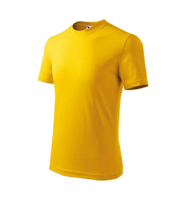 Gyerek póló, sárga, 160g/m² – kép 3