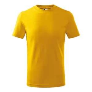 Gyerek póló, sárga, 160g/m²