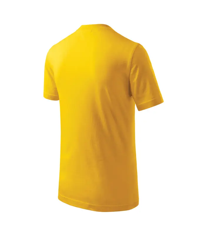 Gyerek póló, sárga, 160g/m² – kép 4