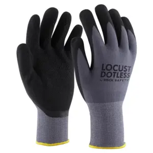 Nejlon/spandex szerelőkesztyű mikro habnitril tenyérmártással