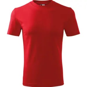 Unisex környakas póló, piros, 200 g/m²
