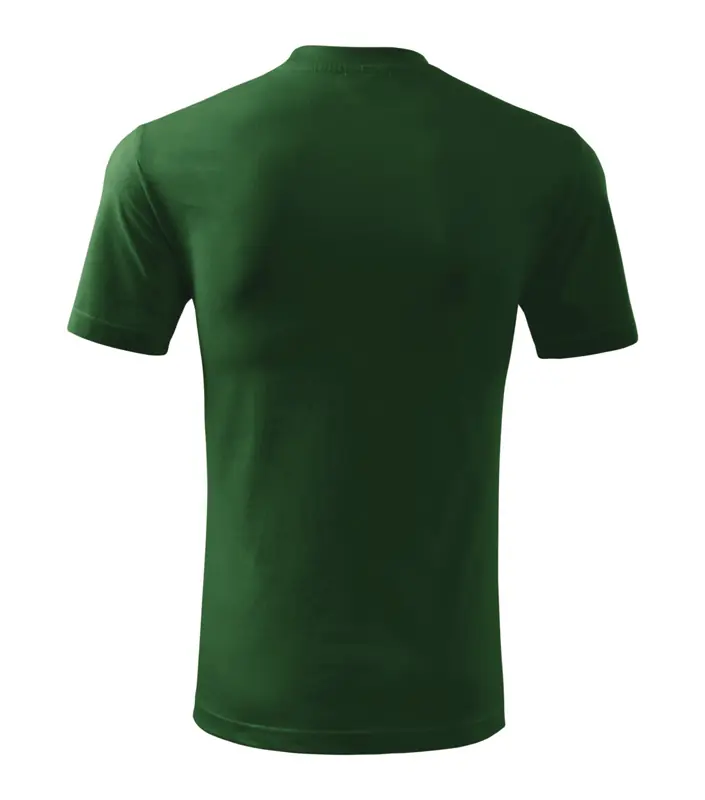 Unisex környakas póló, üvegzöld, 200 g/m² – kép 2