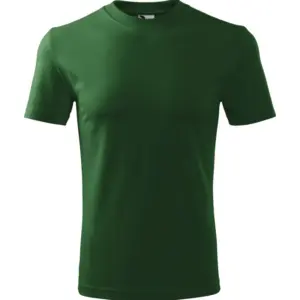 Unisex környakas póló, üvegzöld, 200 g/m²