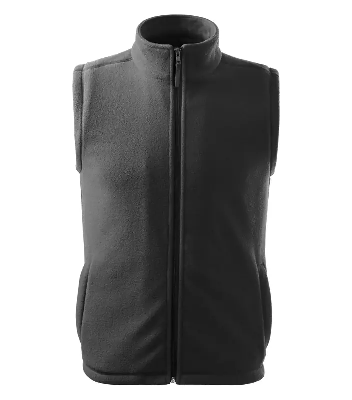 Unisex polár mellény, acélszürke, 280 g/m²