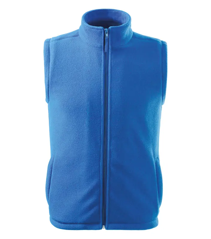 Unisex polár mellény, azúrkék, 280 g/m²
