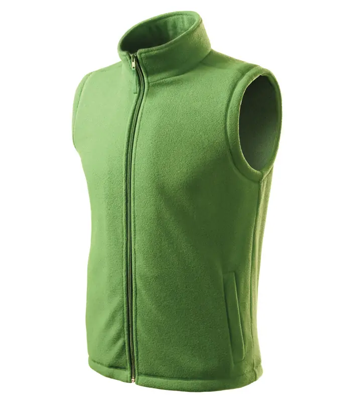 Unisex polár mellény, borsózöld, 280 g/m² – kép 3