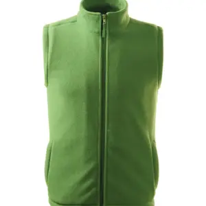 Unisex polár mellény, borsózöld, 280 g/m²