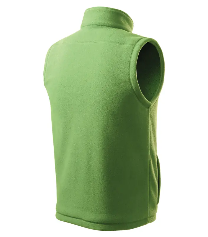 Unisex polár mellény, borsózöld, 280 g/m² – kép 4