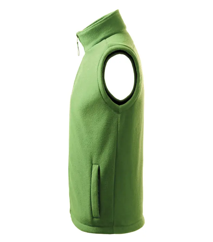 Unisex polár mellény, borsózöld, 280 g/m² – kép 5