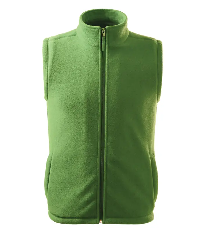 Unisex polár mellény, borsózöld, 280 g/m²