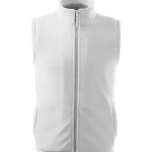 Unisex polár mellény, fehér, 280 g/m²