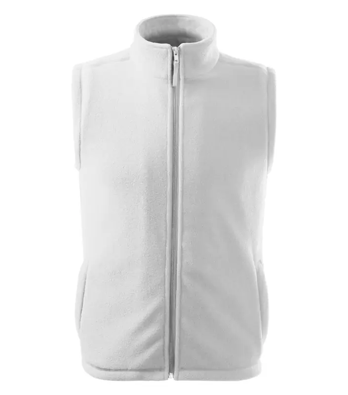 Unisex polár mellény, fehér, 280 g/m²