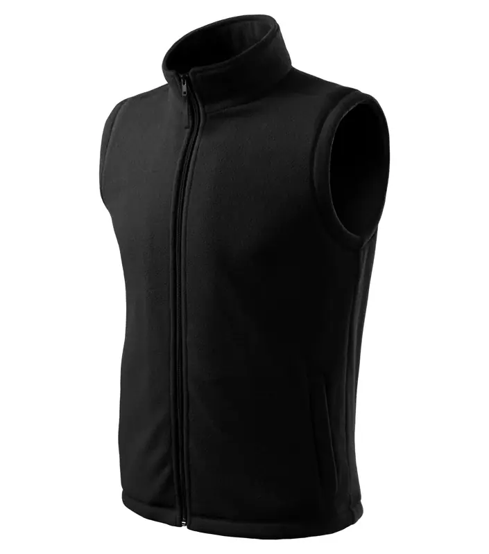 Unisex polár mellény, fekete, 280 g/m² – kép 3