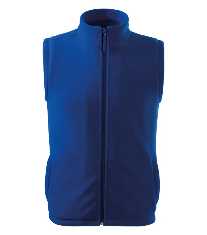 Unisex polár mellény, királykék, 280 g/m²