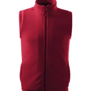 Unisex polár mellény, marlboro piros, 280 g/m²