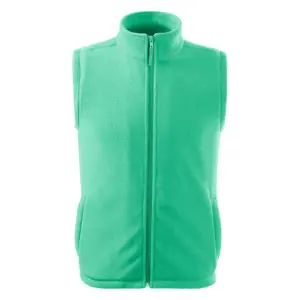 Unisex polár mellény, menta, 280 g/m²