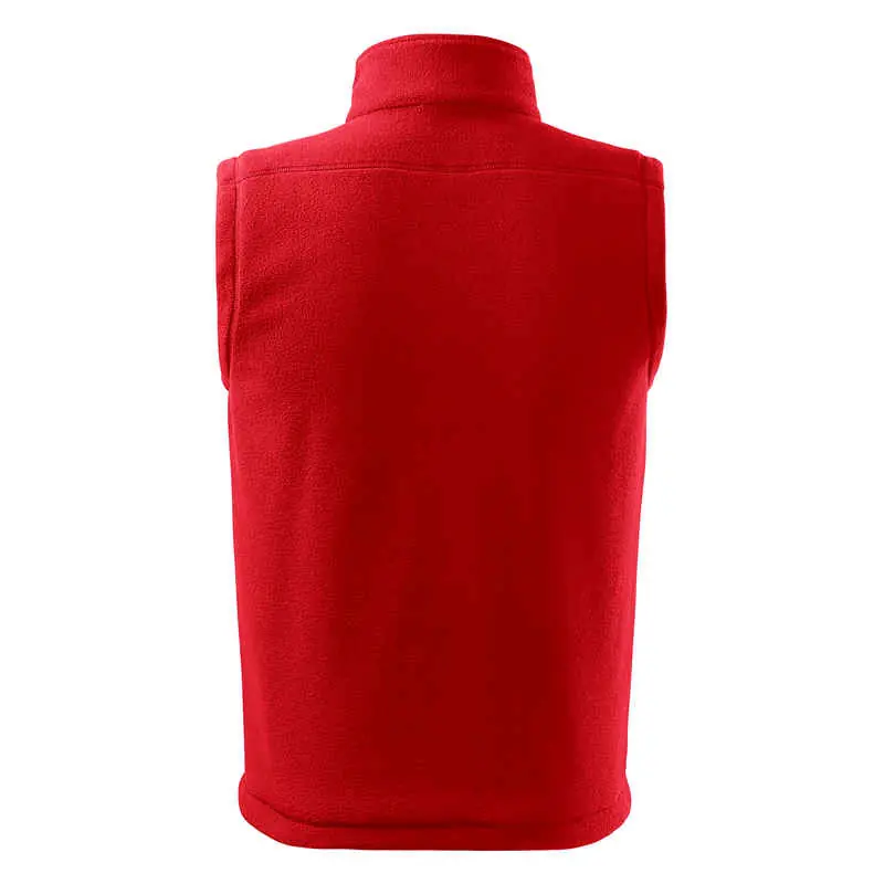 Unisex polár mellény, piros, 280 g/m² – kép 2
