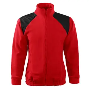 Unisex polár pulóver, piros, 360 g/m²