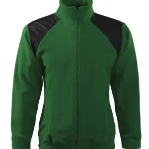 Unisex polár pulóver, üvegzöld, 360 g/m²